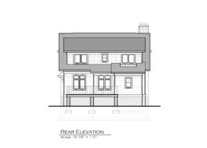 New Bedford Road Rear Elevation