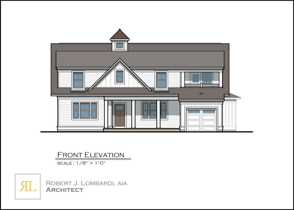 Oriole Drive Front Elevation Rendering